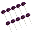 thumbnail image 2 of Billuyoard 10 piezas de flores artificiales Gerbera Morado oscuro 20 cm, 2 of 6