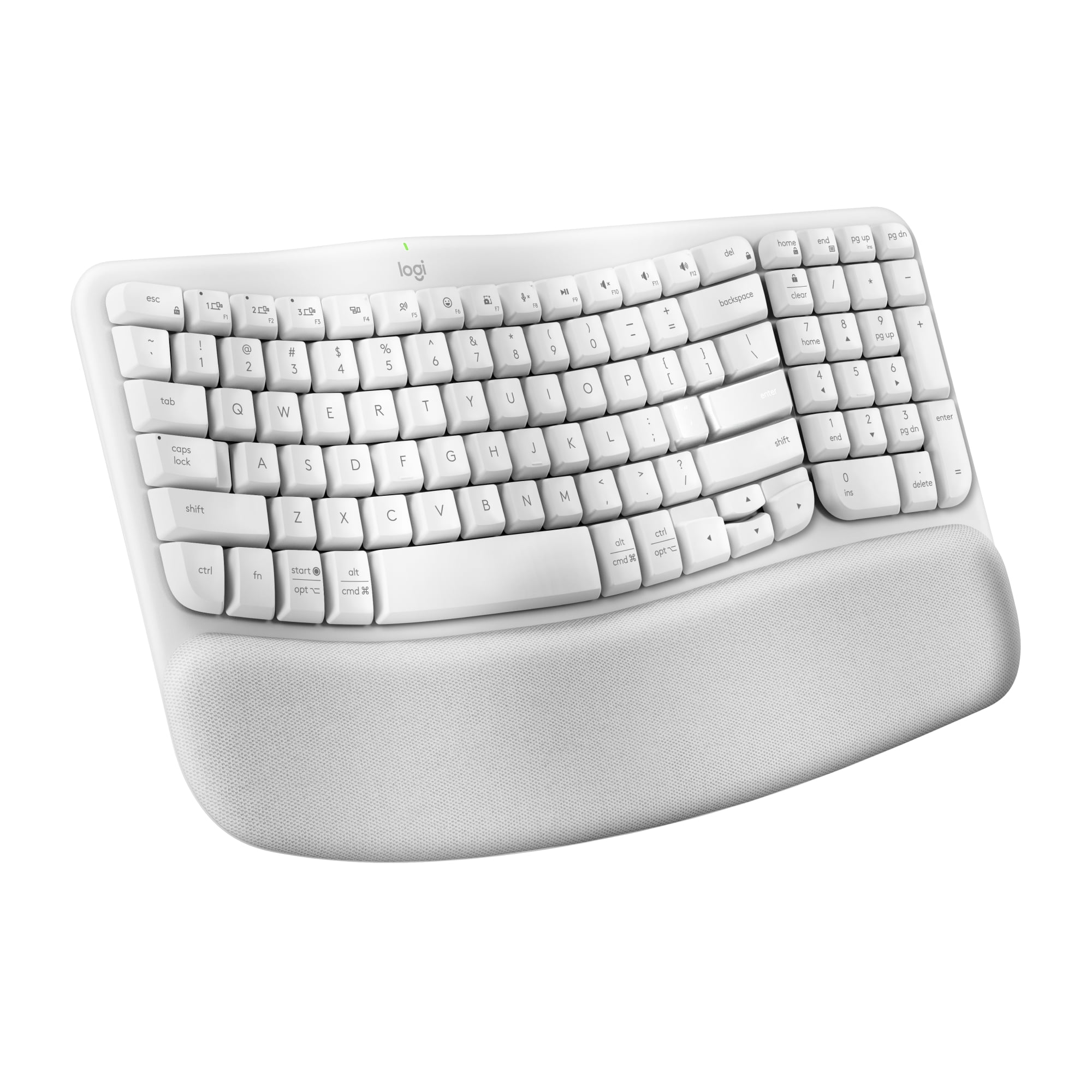Logitech Wave Keys Wireless Ergonomic Keyboard