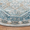 thumbnail image 6 of SAFAVIEH Shivan Deacon Oriental Floral Area Rug, Blue/Grey, 6'7" x 6'7" Round, 6 of 8