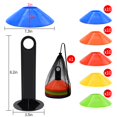 thumbnail image 2 of Disc Cones FGBNM, paquete de 50 unidades con bolsa de transporte y soporte para deportes, 2 of 7