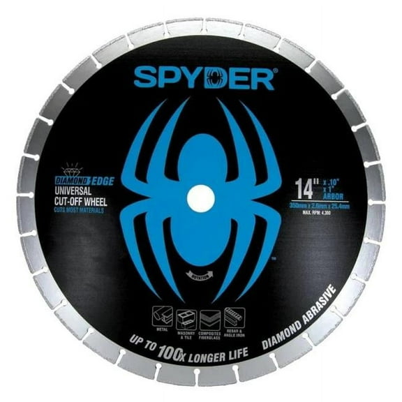 Spyder Diamond Bite™ 14-Inch Diamond Cut-Off Wheel 14008