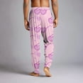 thumbnail image 7 of CCRFTGI Valentines mens pajama pants Casual Funny Love Heart Print Pj Pants Lounge Elastic Waist Pajamas Pants Holiday 2026 Fashion PJ Bottoms with pockets Light pink XXXL, 7 of 7