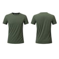 thumbnail image 4 of JFOPQVSM Men's Sports T Shirt Summer Solid Color Quick Drying Breathable Printed T Shirt, 4 of 7