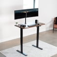 thumbnail image 2 of Escritorio de pie VIVO Electric Rustic Vintage Brown 110x60 cm, 2 of 9