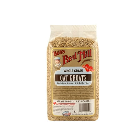 Bobs Red Mill Whole Grain Oats Groats, 29 Oz