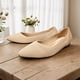 thumbnail image 4 of Mocasines Ballet Pisos Mujer Punta Puntiaguda Punto Sin Cordones para Oficina Compras, 4 of 9