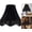 Black, variant on Black Silk Bell Lamp Shades Petal Edge Braid with Black Fringe Trim, 6"x13"x10.6"(Spider), Classic Scalloped Lamps Shade Hand Crafted, Replacement Lamp Shades for Table,Floor Lamps,Easy Assembly