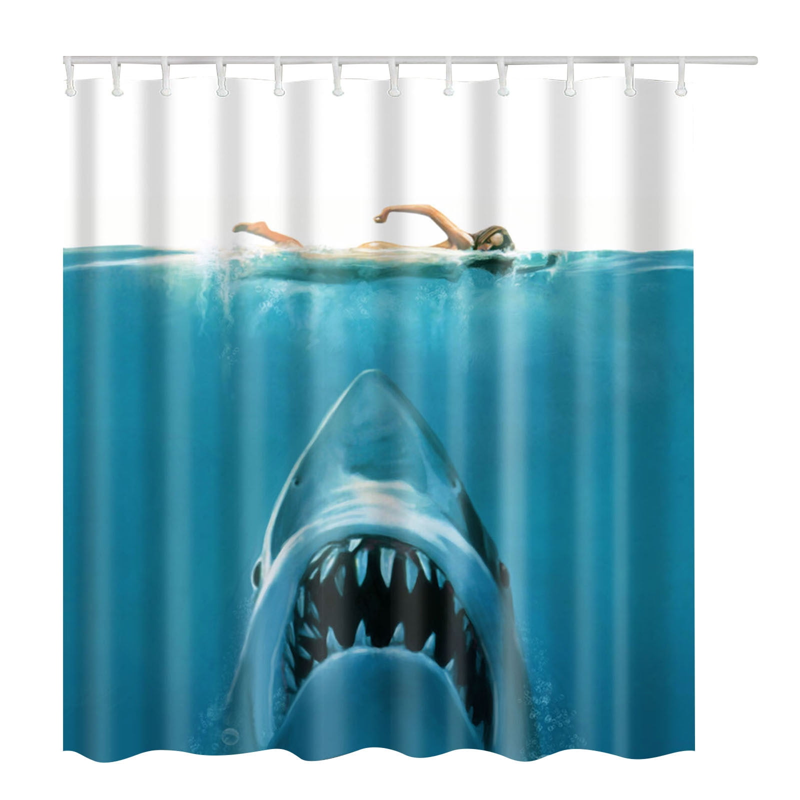 Moocorvic Waterproof Clear Shower Curtain Liner,Strong Weighted