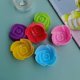 thumbnail image 4 of 6 Pack Cake Molds Colorful Baking Moulds Flower Shaped Delicate Silicone Baking Forms Perfect for Family Gatherings, 4 of 5