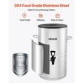 thumbnail image 3 of 4-Gallon 304 Stainless Steel Beverage Dispenser for Iced Tea,Juice&Coffee-Durable,Leak-Proof Design,Perfect for Parties&Events, 3 of 5