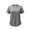 Black, variant on Women's Fine Stripe Short Sleeve Shirt, Back Split Keyhole Single Pearl Button Relaxed Fit Casual Tee, S-2XL, Green