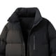thumbnail image 4 of Ceisia Men's casual solid color warm stand collar zipper coat Gift pocket long sleeve outerwear, 4 of 8