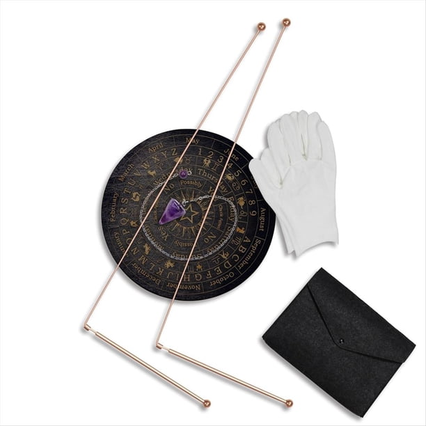 Kit de Varillas de Radiestesia de Cobre, 2 Piezas de Cobre Puro Al 99,9 % para Adivinación en Agua, Búsqueda de y Preguntas de Sí o No.