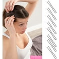thumbnail image 5 of 100 Pieces Black Hair Pins Bobby Pins, 6CM U shape Hair Bun Pins Clips, Wavy Design Hair Grips for Women Hair Styling, 5 of 5