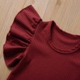 thumbnail image 4 of Dvkptbk Baby Girl Clothes Body Bébé Mode Manches Courtes Col Rond Solide Coton Bébé T-Shirt Jumpsuit Romper, 4 of 8