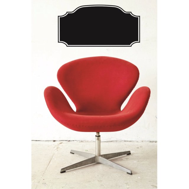 Custom Wall Decal Sticker Frame Design Silhouette 10x20"