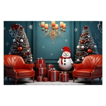 AuroraX Outdoor Rug Non-Slip Backing Christmas Soft Bathroom Mat Rug Minimalist 15x23 Inch Cartoon Christmas Pattern