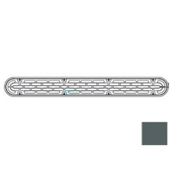 Aquastar Pool Products 32CDFLNFK105 32 in. Channel Drain Lid Only with No Frame, Dark Gray