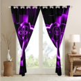 thumbnail image 3 of Gaming Window Curtains Teen Game 30%-50% Blackout Curtains Gamer Curtains & Drapes,Gamepad Home Decor For Window Treatments 2 Panels 38"Wx45"LPurple Black,Fluffy, 3 of 6