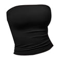 thumbnail image 5 of IMENGL Women's Slim-Fit Camisole Casual Strapless Tube Crop Basic No Shoulder Everyday Layering Blouse Sleeveless Soft Tank Top for Womens,M-XXL, 5 of 5