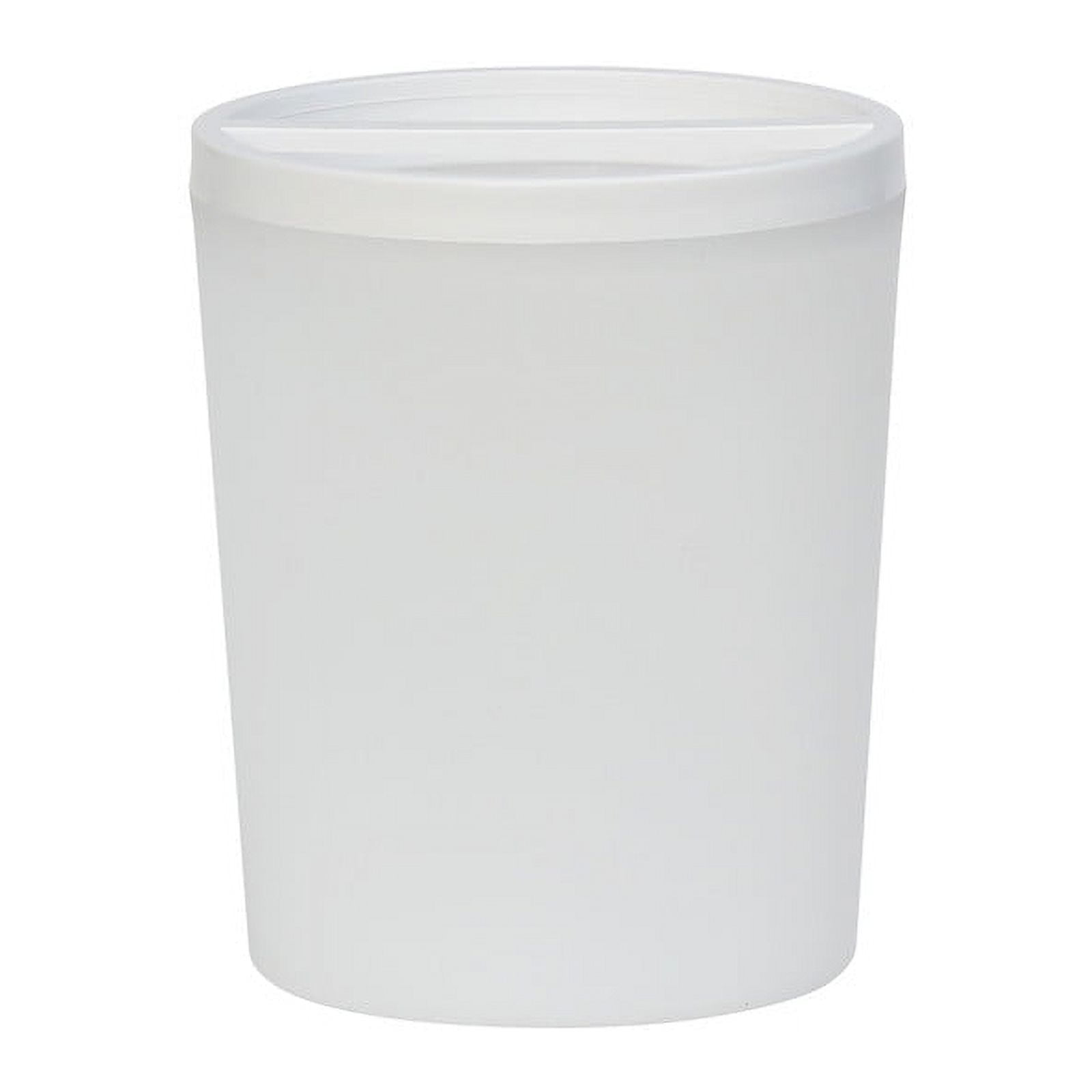 Mainstays Frosted White Plastic Toothbrush Holder