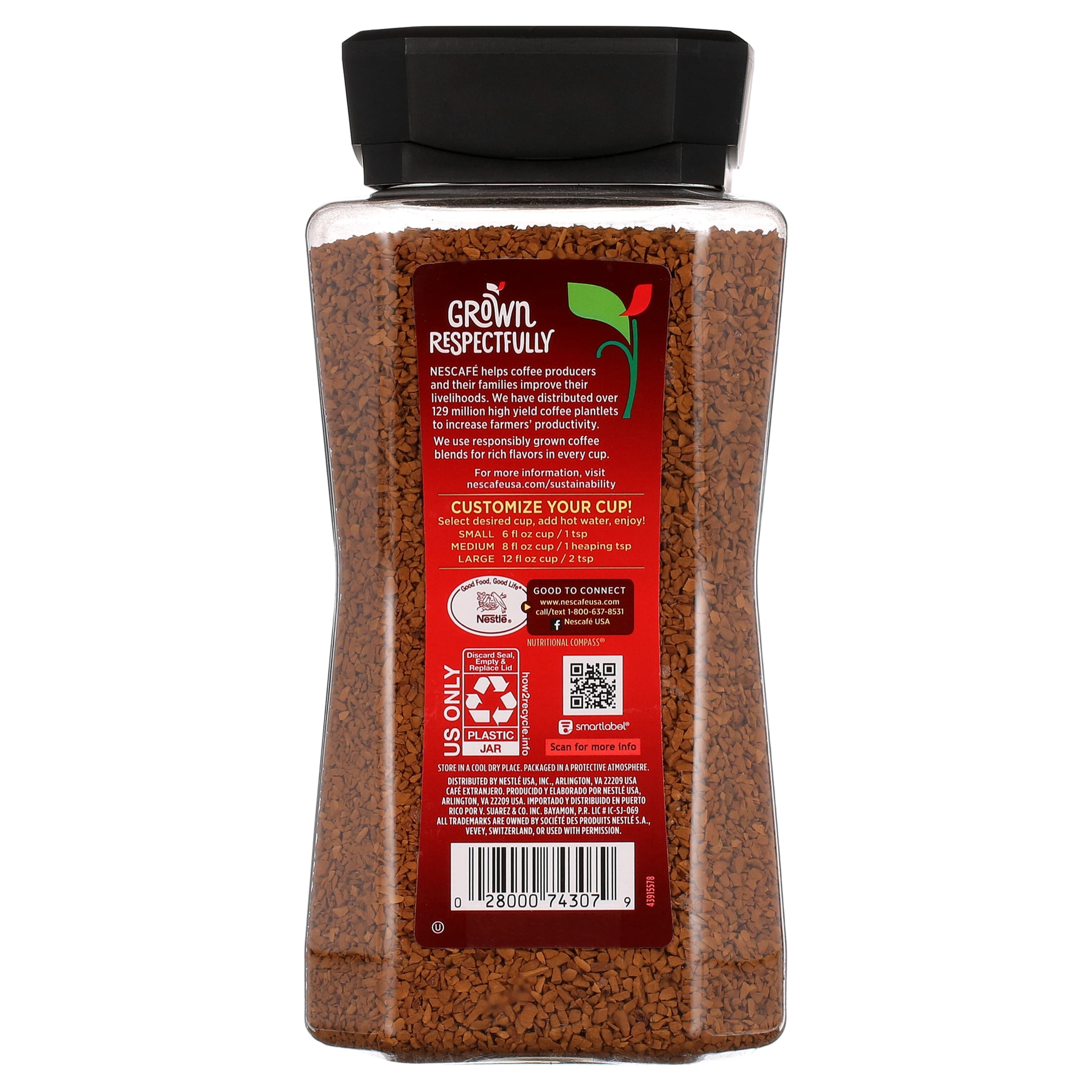 Nescafe Taster's Choice Instant Coffee, House Blend, 14 oz. Pack of 2