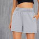thumbnail image 1 of MKLEKYY Pantalones Cortos de Mezclilla para Mujer, Pantalones Cortos Casuales de Verano con Cordón, Cómodos, Elásticos, de Cintura Alta, para Correr con Bolsillos, 1 of 3