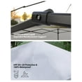 thumbnail image 7 of TROPOW 10x10 Pop Up Canopy - Outdoor Canopy Tent with Portable Roller Bag - One Button Push Setup, 3 Adjustable Height, 4 Weight Bags, 8 Stakes & 4 Guy Ropes Included,White, 7 of 7