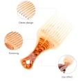 thumbnail image 3 of Miangastore Smooth Hair Pick Comb No Frizz Hair Lift Pick Comb for Hairstyle (Coffee), 3 of 9