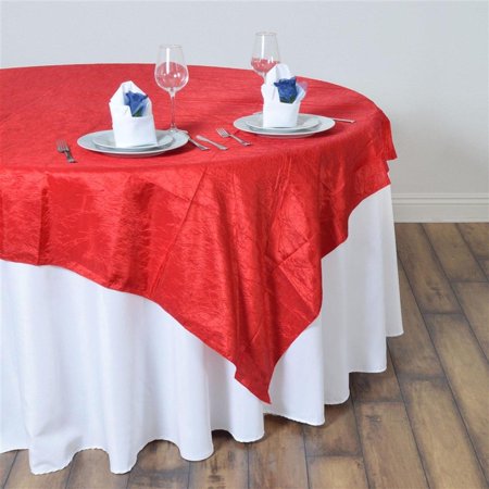 60" Overlay Crinkle - Red