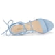 thumbnail image 4 of Sandalias de Tacón Alto Allegra K con cordones Talón Abierto Azul 37.5, 4 of 6