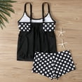 thumbnail image 4 of Akafmk Tankini Swimsuits for Women Loose Fitting Printed Swim Tops with High Waisted Boyshorts Two Piece Bathing Suits Comfortable Athletic Swimwear, Sizes S-5XL, 4 of 4