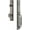 Antique Pewter, variant on Grandeur 842641 Fifth Avenue Solid Brass Rose Keyed Entry Single Cylinder "C" Grip