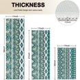 thumbnail image 4 of Teal Geometric Boho Pattern Kitchen Rugs Sets Of 3,Kitchen Runner Rugs Non Skid Washable,Decorative Kitchen Floor Mats for Kitchen,Sink,Laundry,17"x30"+ 17"x47" + 17"x59", 4 of 6
