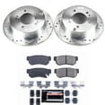 thumbnail image 3 of PowerStop Rear Z23 Evolution Sport Carbon-Fiber Ceramic Brake Pad and Drilled & Slotted Rotor Kit Fits: HYUNDAI KIA Select Models K5214, 3 of 10