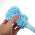 thumbnail image 7 of Vocoste 1 Pc Back Scrubber for Shower Bath Silicone Body Brush with Long Handle for Skin Exfoliating Blue, 7 of 7