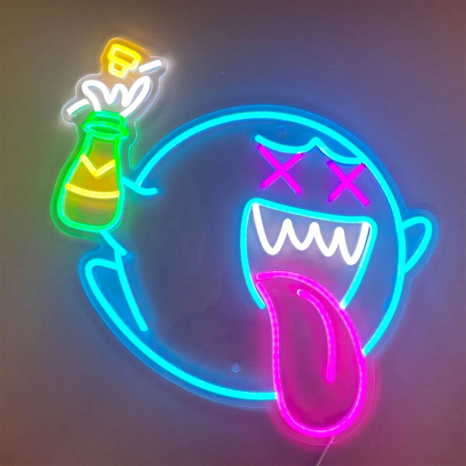 Gastly Neon Sign, Anime Custom Neon Sign, Ghost outlet LED Neon Lights