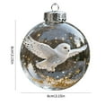 thumbnail image 3 of Nature's Birds Crystal Glass Ornament Set, Hummingbird Ornaments for Christmas Tree Cardinal Bird Glass Clear Plastic Christmas Balls Xmas Tree Memorial Gifts (1 PACK), 3 of 9