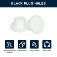 thumbnail image 2 of Unique Bargains 10 Pieces White Plug Holes, Waterproof Rubber Button Plug for 14mm/0.55', 2 of 6