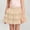 Beige, variant on Girls Tiered Cake Skirt 3-11 Years Elastic Waist 3-Layer Bubble Tutu Skirt with Lining Sweet Princess Casual Skirt Beige 3 Years