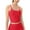 Red, variant on AherBiu Workout Tank Tops for Women Yoga Tops with Built in Bra Cropped Stretchy Activewear Cami Shirts