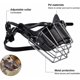 thumbnail image 2 of Bozal para Perros, Protector Bucal para Perros, Bozal para Perros, Evita Morder, Masticar y Ladrar, Bozales para Perros, para Perros Pequeños, Medianos y Grandes, Negro -, 2 of 5