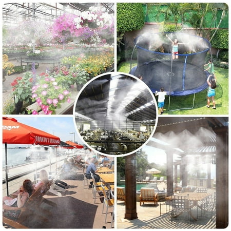Cotonie 49FT Trampoline Waterpark Sprinkler Best Outdoor Summer Toys For Kids Outside