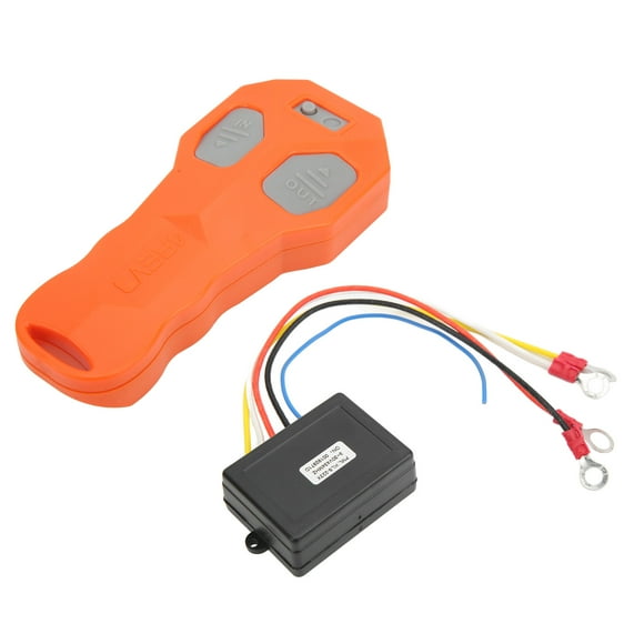Winch Remote Controller,  Wireless Winch Remote Control Kit High Sensitivity Portable Waterproof with 434MHZ Receiver for Truck for ATV
