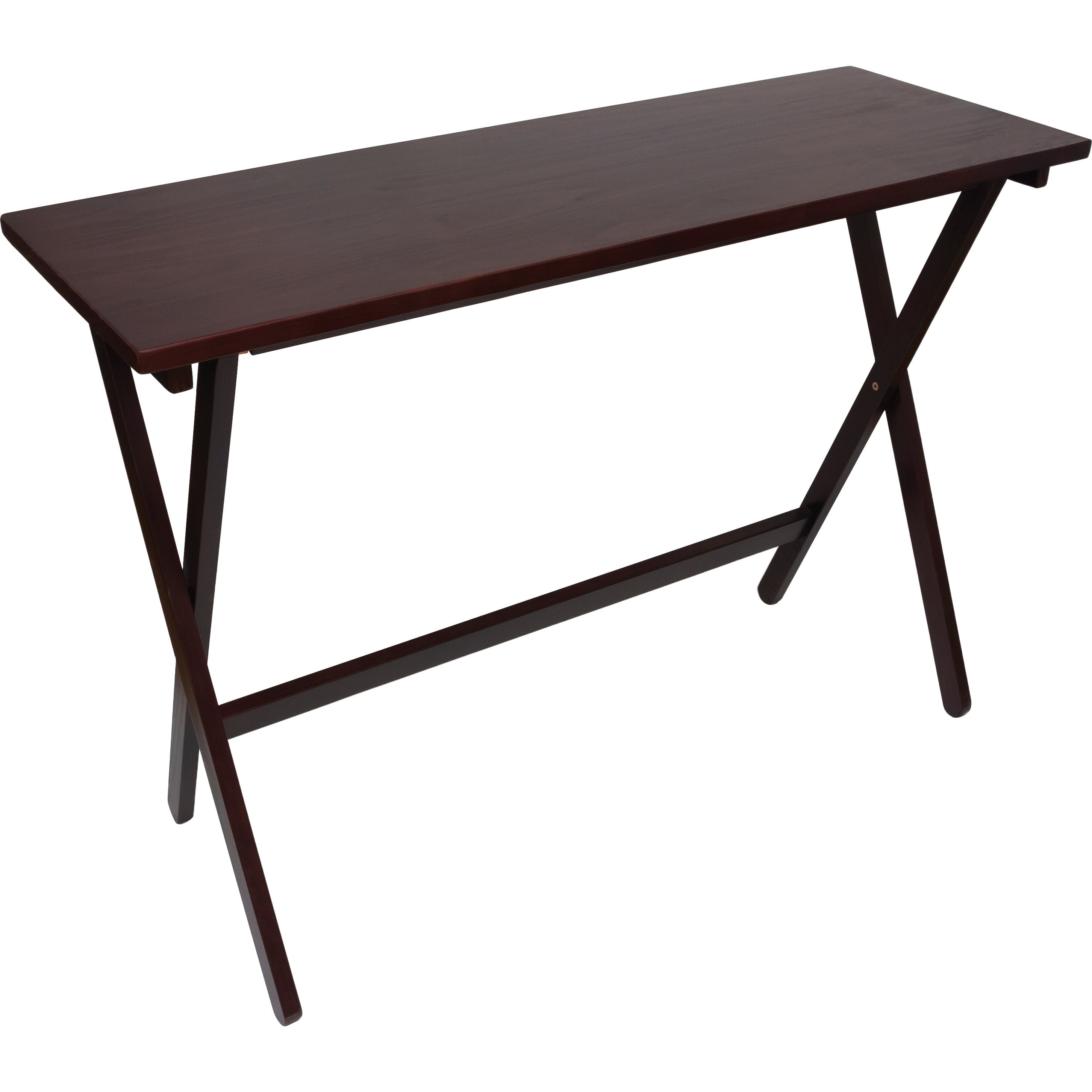 Lipper International Folding Buffet Table, Espresso Finish Walmart