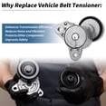 thumbnail image 7 of Belt Tensioner Drive Belt Tensioner Pulley Assembly for Mitsubishi Outlander 2003-2006 No.5751H7/5751G5 Metal 1 Pc, 7 of 7