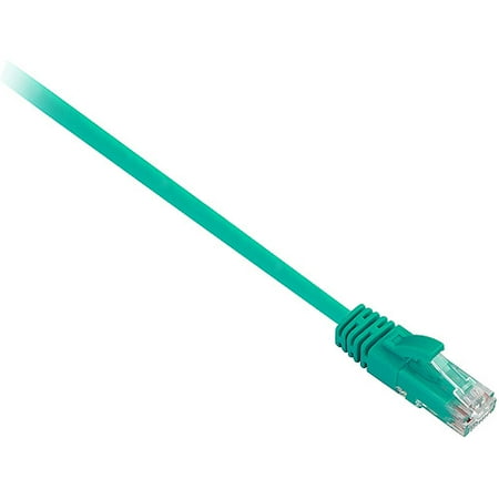 V7 1' CAT5e Snagless Network Patch Cable, Green