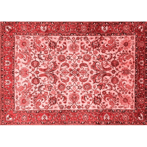 Ahgly Company Indoor Rectangle Persian Red Traditional Area Rugs, 2' x 5'