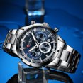 thumbnail image 4 of CURREN 8355 Luxury Classic Business Quartz Men Watch 3ATM Waterproof Large Case Big Dial Luminous, 4 of 8