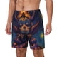 thumbnail image 1 of Fotbe Dreamy Jester Under Stars Traje de Baño para Hombre – Shorts de Natación de Secado Rápido con Forro y Bolsillos-Large, 1 of 6